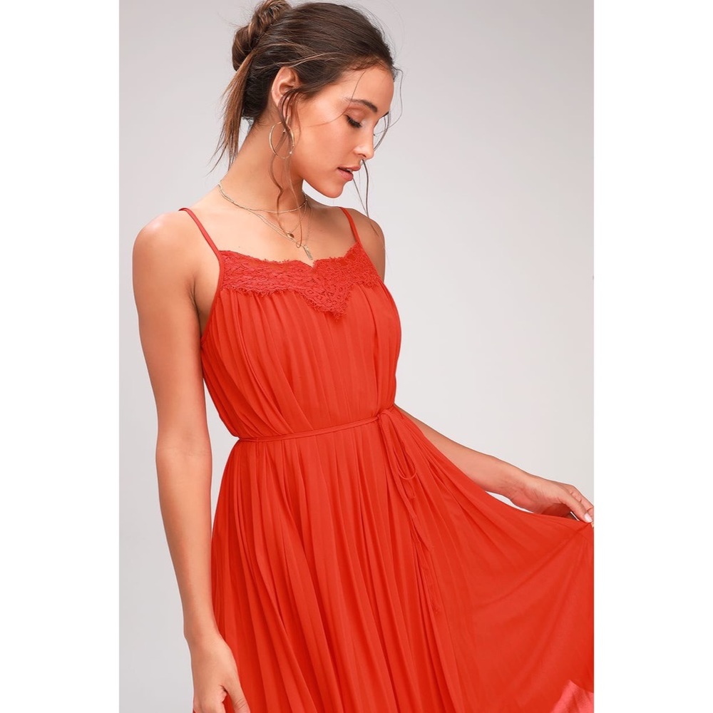 Lulus In Celebration Pleated Dress